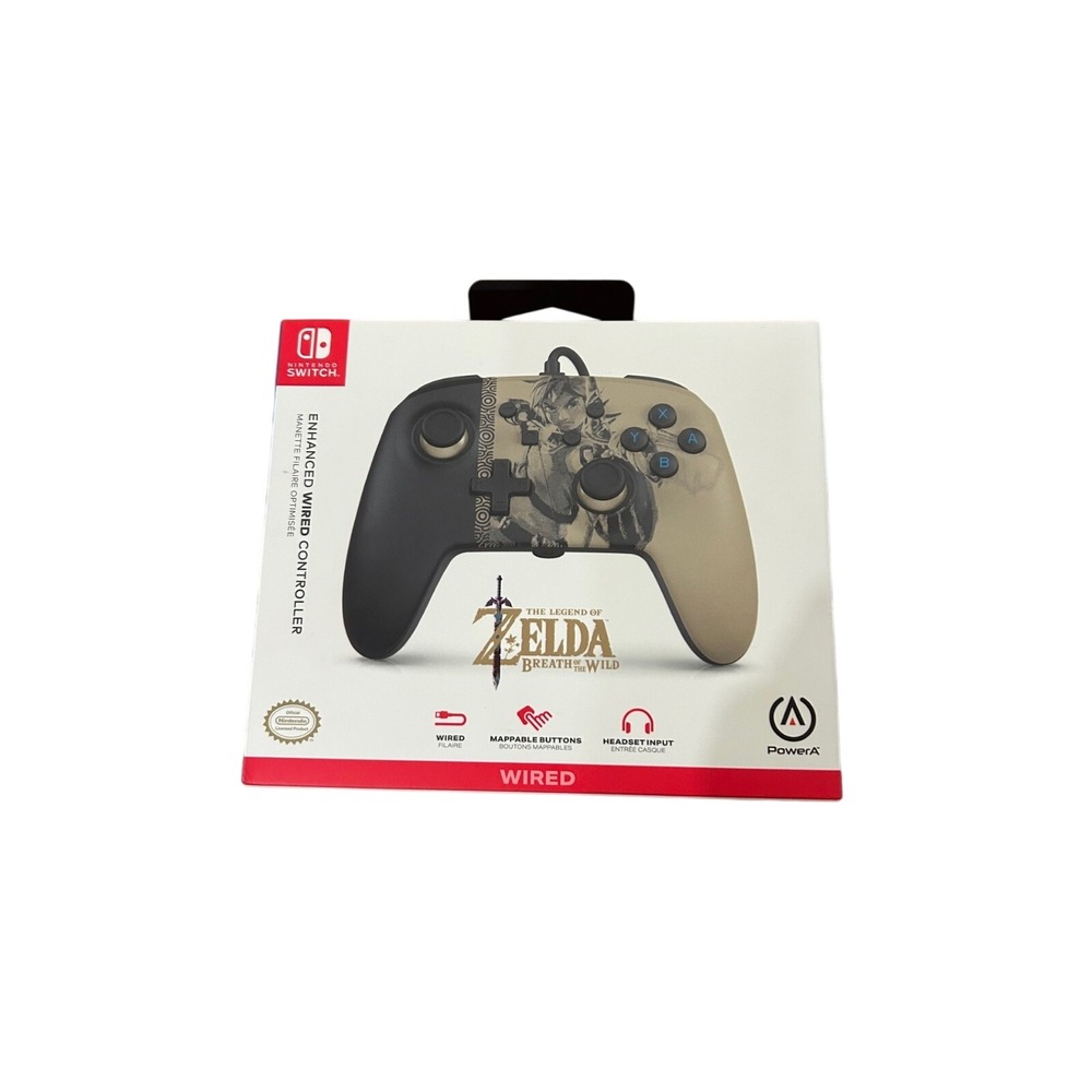 Power A‎ Enhanced Wireless Controller New Nintendo Switch Legebd Of Zelda Gold
